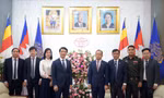 Bí thư T.Ư Đoàn chúc mừng Đại sứ quán Campuchia dịp 55 năm hai nước thiết lập quan hệ ngoại giao