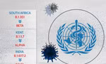 WHO đang đặt tên các biến thể của virus SARS-CoV-2 theo bảng chữ cái Hy Lạp. Ảnh: Sky News