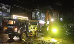 Sa Pa mưa lớn trong đêm, nhiều nơi bị ngập, bùn đất tràn vào nhà dân