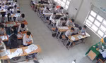 Hình ảnh lớp học, nơi xảy ra vụ việc. Ảnh cắt từ clip