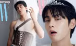 Cha Eun Woo đội vương miện giống Song Hye Kyo trên bìa tạp chí W tháng 9