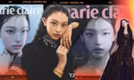 Haerin NewJeans mặc trang phục "đụng hàng" Taylor Swift trên bìa Marie Claire