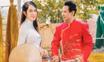 Vợ chồng đình đám V-biz, Lý Hải và Minh Hà đón Tết độc đáo với bộ ảnh đậm chất miền Tây sông nước