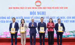 Công bố các quyết định bổ nhiệm cán bộ sau tinh gọn bộ máy ở Ủy ban T.Ư MTTQ Việt Nam