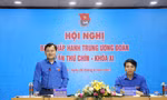 Anh Nguyễn Anh Tuấn, Ủy viên T.Ư Đảng, Bí thư thứ nhất T.Ư Đoàn, Chủ tịch T.Ư Hội LHTN Việt Nam phát biểu khai mạc hội nghị. Ảnh: Lâm Đăng Hải