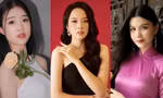 Các thí sinh Hồ Thị Yến Nhi, Trần Gia Hân, Kiều Khánh Hà Vy (từ trái qua)