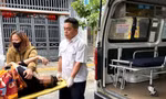 Anh Lãm trong một lần tiến hành cấp cứu cho người dân trên địa bàn quận Sơn Trà