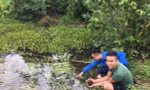 Anh Trương Duy Luých với mô hình nuôi ốc bươu thương phẩm cho hiệu quả cao 
