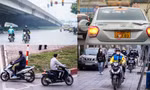Ô tô che biển số, xe máy vượt đèn đỏ, đi ngược chiều trên phố Hà Nội