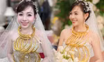 Cô dâu Thanh Hóa cổ đeo hàng chục kiềng vàng trong ngày cưới
