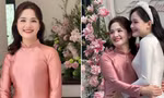 Mẹ cô dâu trẻ đẹp, nụ cười tỏa nắng gây chú ý trong đám hỏi ở Hải Phòng