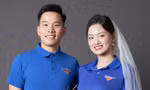 Ảnh cưới áo Đoàn của Hoa khôi bóng chuyền Thu Hoài
