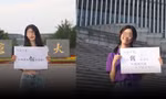 Ảnh nữ sinh cổ vũ sĩ tử thi đại học gây tranh cãi trên mạng xã hội 