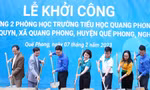 Tỉnh Đoàn Nghệ An khởi công xây phòng học, ngôi nhà hạnh phúc cho người nghèo miền núi