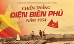 Hình ảnh lá cờ “Quyết chiến, quyết thắng” trong chiến dịch Điện Biên Phủ được Võ Minh Hiếu tái hiện trong tác phẩm