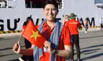 Anh Nguyễn Khắc Quốc Huy trong chuyến hành trình “Tuổi trẻ vì biển, đảo quê hương” năm 2024