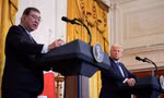 Tổng thống Mỹ Donald Trump và Thủ tướng Nhật Bản Ishiba Shigeru tại Nhà Trắng ngày 7/2. (Ảnh: Reuters)