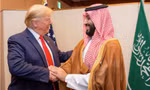 Ông Trump trong cuộc gặp Thái tử Ả-rập Xê-út năm 2019. (Ảnh: Reuters)
