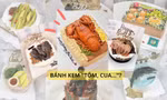 "U là trời" với những chiếc bánh sinh nhật theo phong cách tả thực đầy tôm, cua, cá khô