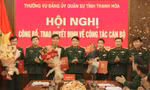 Thường vụ Đảng ủy Quân khu 4, Thường vụ Đảng ủy Quân sự tỉnh Thanh Hóa trao quyết định về công tác cán bộ