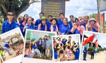 Chiến sĩ Đại học Ngoại ngữ - Tin học TP.HCM tham gia chiến dịch tình nguyện hè
