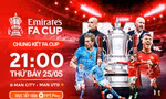MU đấu Man City trong chung kết FA Cup trên FPT Play