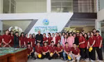 40 sinh viên ĐH Nguyễn Tất Thành tìm hiểu quy trình vận hành và xử lý chất thải của VWS