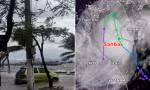 Cơn bão số 5 (bão Sanba) đang mạnh lên khi vào Vịnh Bắc Bộ, dự báo hôm nào đổ bộ?
