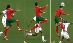 Cristiano Ronaldo đã bật cao bao nhiêu trong cú nhảy “không tưởng” trước khung thành Pháp?