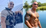 Đến diễn viên The Rock cũng phải sững sờ khi biết có người lại giống mình đến mức này
