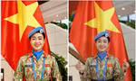 Nữ sĩ quan 'mũ nồi xanh' lan tỏa tinh thần 'Tôi yêu Tổ quốc tôi'