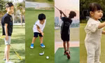 Hội hot kids nhà sao Việt chơi golf từ bé: "Thiên thần nhí" nào là tay golf nhỏ tuổi nhất?