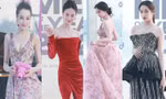 Địch Lệ Nhiệt Ba lấp ló vòng một gợi cảm, ‘tình địch’ khoe chân dài miên man trên thảm đỏ