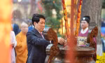 Chủ tịch nước Lương Cường dâng hương tại Hoàng thành Thăng Long