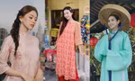Áo dài suông, tông màu kẹo ngọt mới là "chân ái" của các nàng hậu Việt dịp Tết này
