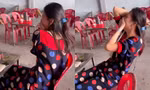 Thêm một Hoa hậu khoe dáng với đồ bộ, cố giấu mặt nhưng nhìn dáng biết ngay