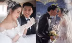 Vì sao cô dâu Doãn Hải My chọn họa tiết đóa hoa trà tinh khôi cho bộ váy cưới?