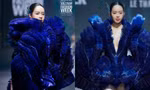 Hoa hậu Thanh Thủy xử lý cực khéo dù gặp bất lợi khi mở màn show thời trang