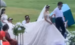 Ngắm Vân Trang mặc váy cưới xinh như công chúa trong hôn lễ cuối phim "Thương Ngày Nắng Về"