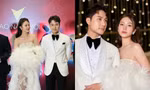 Bị "chia cắt" ở lễ trao giải VTV Awards nhưng Thanh Sơn - Khả Ngân vẫn cực ngọt ngào