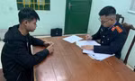 Đối tượng Đông tại Cơ quan Công an.