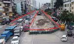 Phố Kim Đồng quây rào rộng 26 mét, hạn chế 1 số loại xe đi vào