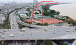 Cận cảnh vị trí được đề xuất xây dựng “Đại lộ và cảnh quan” ven sông Hồng