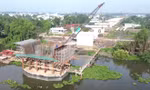 Hình ảnh cầu vượt sông Sài Gòn trên tuyến Vành đai 3 nối TPHCM và Bình Dương