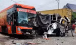 Vụ tai nạn liên hoàn làm 4 người thương vong ở Bình Phước: Bắt tài xế xe container