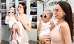 Hồ Ngọc Hà hóa "vú em sành điệu", bé Lisa chiếm spotlight với màn đẩy kính thần thái