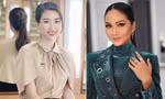 H'Hen Niê mặc kín mít vẫn đẹp hút hồn, Đỗ Mỹ Linh khoe sắc xinh đẹp trên trường quay VTV