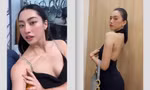 Lương Thùy Linh nuột nà với váy khoét cổ chữ V, Tiểu Vy khoe trọn lưng trần