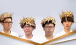 Chân dung 4 "nhà leo núi" trong trận Chung kết Đường lên đỉnh Olympia năm 2021. Ảnh: BTC