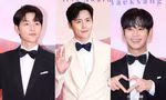 Thảm đỏ Baeksang 2024: Kim Soo Hyun gợi nhớ chú rể Hyun Woo, Song Joong Ki lịch lãm